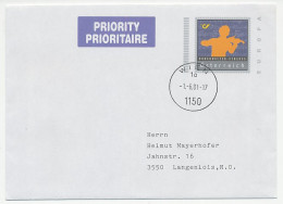 Postal Stationery Austria 2001 Johann Strauss - Composer - Muziek