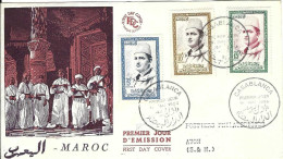 Envellope MAROC 1e Jour N° 362 A 364 Y & T - Marokko (1956-...)