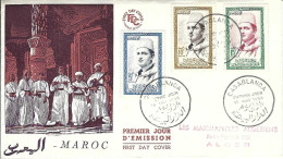 Envellope MAROC 1e Jour N° 362 A 364 Y & T - Maroc (1956-...)