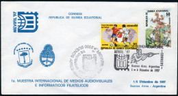 Guinea Ecuatorial Española - Edi O 81+78 - Mat Especial "MEVIL'97 - Buenos Aires 1/12/97" - Spanish Guinea