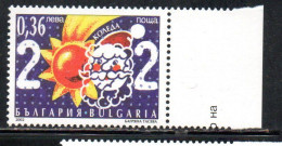 BULGARIA BULGARIE BULGARIEN 2002 CHRISTMAS NATALE NOEL WEIHNACHTEN NAVIDAD 0.36 MNH - Neufs