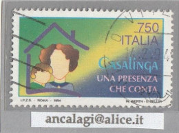 USATI ITALIA 1994 - Ref.0685 "IL LAVORO DELLA CASALINGA" 1 Val. - - 1991-00: Gebraucht