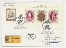 Registered Cover / Postmark Austria 1991 Wolfgang Amadeus Mozart - Composer - Música