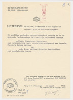 Gemeente Leges Machinestempel F 1.- S Gravenhage 1957 - Fiscales