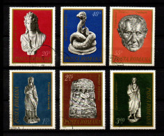 ROUMANIE   -  1974.  Y&T N° 2869 à 2874 . Série Complète.   Sculptures   De L'antiquité. - Used Stamps