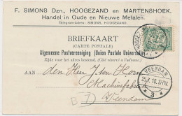 Firma Briefkaart Hoogezand 1910 - Metaalhandel - Ohne Zuordnung