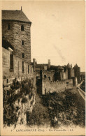 CPA - CARCASSONNE - VUE D'ENSEMBLE (2) - Carcassonne