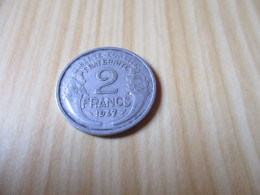 France - 2 Francs Morlon 1947 Alu.N°226. - 2 Francs