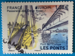 France 2018 : Europa, Architecture Et Patrimoine, Ponts N°5218 Oblitérés - Gebraucht