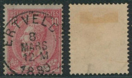 émission 1884 - N°46 Obl Simple Cercle "Ertvelde" // (AD) - 1884-1891 Leopold II