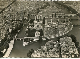 CPSM - PARIS -  ILE DE LA CITE - PRISE DE L'ILE SAINT-LOUIS - Cartas Panorámicas