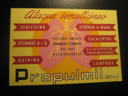 PORTO 1963 To Figueira Da Foz Propulmil Bial Penicilina Quinina ... Pharmacy Cancel Card PORTUGAL - Brieven En Documenten