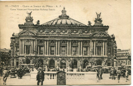 CPA - PARIS - OPERA ET STATION DE METRO - Other Monuments