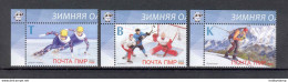 Label Transnistria 2022 Winter Olympic Games In Beijing 3v**MNH - Vignettes De Fantaisie