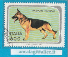 USATI ITALIA 1994 - Ref.0687 "ANIMALI DOMESTICI" 1 Val. - - 1991-00: Usati