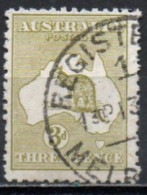 AUSTRALIE 1912-9 O FILIGRANE TYPE I° - Used Stamps