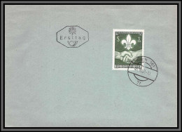 11379 1962 FDC Centenaire Scoutisme 100 Jaar Scouts Yv 960 Lettre Cover Autriche Austria Osterreich  - FDC