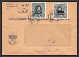 11292 Vaduz 16/8/1949 Lettre Cover Liechtenstein  - Storia Postale