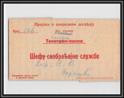 11180 Document 1940's Lettre Cover Yugoslavia Yougoslavie  - Storia Postale