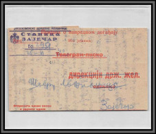 11171 Document 1940's Lettre Cover Yugoslavia Yougoslavie  - Storia Postale