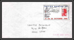 11029 Porte Timbre Philex Nantes 89 Bicentenaire De La Revolution Francaise Lettre Cover France  - Revolución Francesa