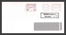 10902 ATM 0040 + TAXE 20/11/1978 AMRISWIL Lettre Cover Suisse Helvetia  - Marcophilie