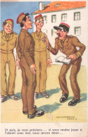 ILLUSTRATEUR JEAN CAPERON  MILITARIA HUMOUR ET PUIS JE VOUS PREVIENS SI VOUS VOULEZ JOUER A L ABRUTI - Chaperon, Jean