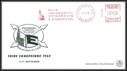 10331 Flamme Strasbourg Foire Europenne 6/9/1962 Lettre Cover France  - Lettres & Documents