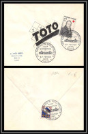 10344 TOTO N°1433 Croix Rouge Red Cross 1964 22ème Exposition Des Cheminots Paris 1965 Lettre Cover France  - Lettres & Documents