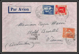 10161 Paris 16/11/1936 Pour Vienne Autriche Par Avion Lettre Cover France Aviation  - 1927-1959 Covers & Documents