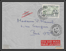 10046 Tamatave 9/1/1958 Taxe Annulée Lettre Cover Colonies Madagascar Par Avion - Covers & Documents