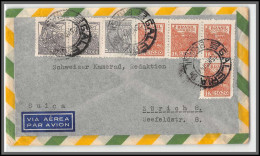 11974 Par Avion 1947 Pour Zurich Suisse Lettre Cover Bresil Brazil  - Brieven En Documenten