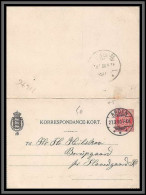 11476 Arden 1900 Entier Stationery Carte LETTRE Postcard Danmark Denmark  - Ganzsachen