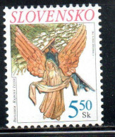 SLOVAKIA SLOVACCHIA SLOVENSKO 2002 CHRISTMAS NATALE NOEL WEIHNACHTEN NAVIDAD 5s MNH - Unused Stamps