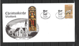 South West Africa 1980 90th Anniversary Of Windhoek With Lutheran Church FDC Windhoek Cancel - Afrique Du Sud-Ouest (1923-1990)