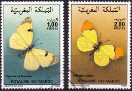 MAROC 1986 Y&T N° 1017 & 1018 Oblitéré Used - Maroc (1956-...)
