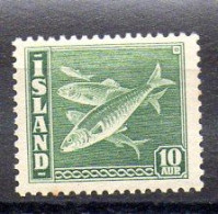 Islandia Sello Nº Michel 215A ** PECES (FISH) - Unused Stamps