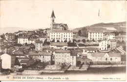 BOURG-DE-THIZY (69) Vue Générale - Thizy