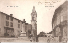BOURG-DE-THIZY (69) Place Chervin - Thizy