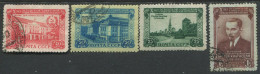 Russia:Estonia:Used Stamps Serie X Years Estonia, V.Kingissepp, Theatre, Street, 1950 - Oblitérés