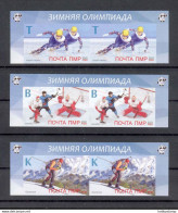 Label Transnistria 2022 Winter Olympic Games In Beijing 2x 3v**MNH Imperforated - Fantasy Labels