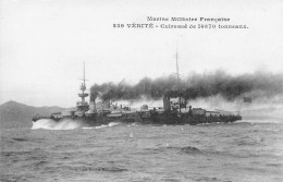 Kriegsschiff  Marine  Frankreich VERITE - Steamers