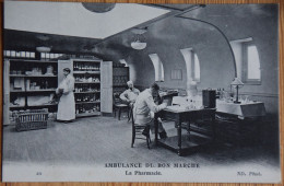 Paris - Ambulance Du Bon Marché - La Pharmacie - Animée  Belle Animation - Pharmaciens ? - (n°29058) - Salud, Hospitales