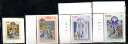 EIRE IRELAND IRLANDA 2002 CHRISTMAS ANNUNCIATION NOLLAIG NATALE NOEL WEIHNACHTEN NAVIDAD COMPLETE SET SERIE COMPLETA MNH - Ongebruikt