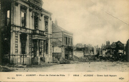 CPA - ALBERT (1914) - PLACE DE L'HOTEL DE VILLE - Albert