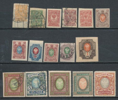 Russie 1917-19  Yvert 109-128  16 Valeurs - Usati