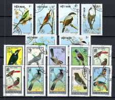 VIET NAM Ca.1980: Lot  D' Obl. "OISEAUX" - Vietnam