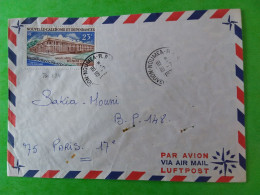 PA 134 SEUL SUR LETTRE PAR AVION DE NOUVELLE CALEDONIE OBLITÉRATION NOUMEA R.P. - Collezioni & Lotti