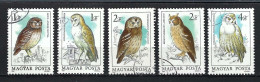 HONGRIE Ca.1984: Lot  D' Obl. "OISEAUX" - Uilen