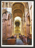 Portugal Carte Maximum Cathédrale Coimbra Sé Velha Eglise 2013 Cathedral Maxicard Church - Eglises Et Cathédrales